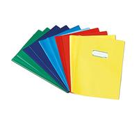 Favorit Colibrì - Juego de 10 fundas para cuadernos de tamaño A4, 2 unidades de color rojo + azul + amarillo + azul + azul + azul + azul + verde oscuro producto orgánico
