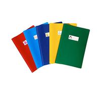 Favorit - Fundas de cuaderno A4 con etiqueta, set de 10 unidades, multicolores