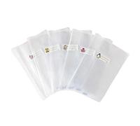 Favorit - Fundas de cuaderno con etiqueta, 10 unidades, A4, transparentes, 400113431
