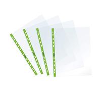 Favorit Paquete de 25 sobres transparentes A4 de 22 x 30 cm, agujero universal en blanco interno 400136865