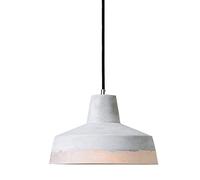 FAZRPIP Crear lámpara Colgante de hormigón Vintage Industiral Cemento Sombra Lámpara suspendida Acabado Gris Lámpara Moderna para vestíbulo/Isla de Cocina/Bar/Entrada