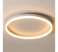 FAZRPIP Lámpara de techo LED redonda de montaje empotrado, accesorio de iluminación de techo moderno, lámpara de techo de 20 W/26 W/32 W para dormitorio, sala de estar, cocina, pasillo, 3 temperaturas