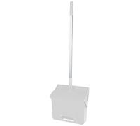 FBK 80200 - Recogedor plegable con asa, aluminio, 330 x 310 x 125 mm, color blanco