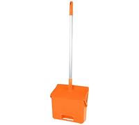 FBK 80200 - Recogedor plegable con asa, aluminio, 330 x 310 x 125 mm, color naranja