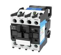 FBPQRCONS 1 contactor de CA CJX2-1810 LC1, 18 A, trifásico, 3 Polos, Normalmente Abierto, Voltaje de Bobina: 380 V, 220 V, 110 V, 36 V, 24 V, 50/60 Hz, riel.(Cjx2-1810(no) 48vac)