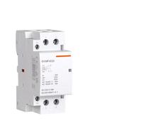 FBPQRCONS Contactor Modular de CA doméstico, 220 V, monofásico, 2 Polos, 40 A, 2 NA, Bobina, Tipo riel, EKMF-4020-230