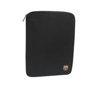 FC BARCELONA - Porta Documentos, Portafolios, Carpeta con Cremallera, Color Negro, Con Escudo del Equipo, Varios Compartimentos, Para Hombre y Mujer, Producto Oficial (CyP Brands)