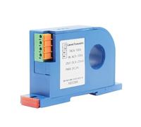 FCARUMIQP Transductor de presión Sensor Corriente AC DC 5A 10A 20A 30A 50A DC24V 4-20ma Transmisor Efecto Hall JXK-10 Tamaño del Orificio 22 mm Voltaje DC12V(0-10v,DC0-100A)