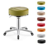 FCZVWPR Dot Taburete Redondo, Silla Giratoria De 360 °, Taburete De Bar Minimalista, Fuerte Capacidad De Carga, Confiable For Tareas De Laboratorio Y Taller(Green)