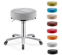 FCZVWPR Dot Taburete Redondo, Silla Giratoria De 360 °, Taburete De Bar Minimalista, Fuerte Capacidad De Carga, Confiable For Tareas De Laboratorio Y Taller(Gray)