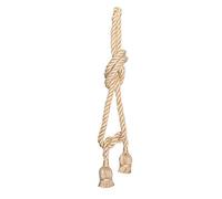 Fdit 2 m Vintage Cuerda de cáñamo lámpara suspensión Luz lámpara Industrial Vintage Retro Estilo portalámparas de Techo para Restaurante Bar Cafetería decoración Hogar AC 85-265 V E27 Las Personas