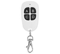 Fdit 433MHz EV1527 Transmisor de Control Remoto inalámbrico RF de 1~4 Canales para Control fácil Interruptor de Control Remoto inalámbrico Transmisor de Puerta de Garaje(4 Button)