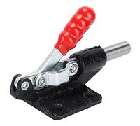Fdit Abrazadera de Palanca de Liberación Rápida, Resistente para Soldar y Taladrar, Capacidad de Sujeción de 230 Kg, Acero Inoxidable, 12,5 X 7,5 Cm