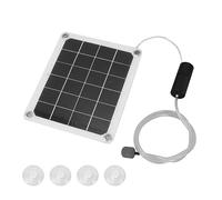 Fdit Aireador Solar para Estanque de 20 W, Aireador Solar Silencioso para Estanque, Aireador de Estanque con Energía Solar, Burbujeador de Estanque para Estanque de Peces Al Aire