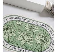 Fdit Alfombrilla Antideslizante para Baño, Alfombra Absorbente y Suave con Base de Plástico Punteada para Cocina Dormitorio Entrada (60x90cm/23.62x35.43in)