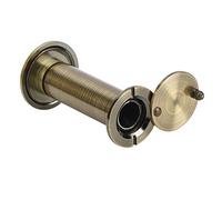Fdit Antirrobo Visor de Puerta de Seguridad de ángulo de visión de 220 Grados con Tapa Posterior para Puertas de 0,6-0,9 Pulgadas de diámetro para el Hotel casero(Bronce)