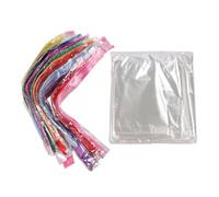 Fdit Bolsas Transparentes para Regalos con Cinta Elegante para Festival, Bolsa De Embalaje De 100 Uds. De 60x75cm
