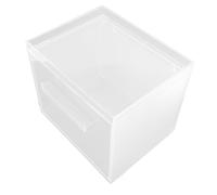 Fdit Caja de Almacenamiento de Toallas Faciales con Cajón para Tocador de Baño, Resistente Soporte de Toallas Faciales de Acrílico para Desmaquillante y Toallitas, Buena Opción de Regalo para