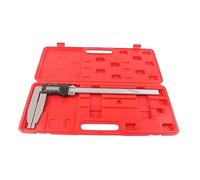 Fdit Calibrador Vernier Digital de Acero Inoxidable con Herramienta de Medición de Mandíbula Larga para Carpinteros, Aficionados, Mecánicos, 0-300 Mm/12 Pulgadas