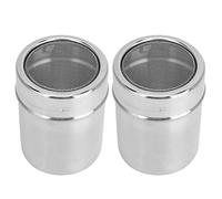 Fdit Cernidor de Acero Inoxidable 304 para Polvo, Colador de Malla Fina para Café Azúcar Cacao Harina Especias, Accesorios de Cocina para Repostería Casera