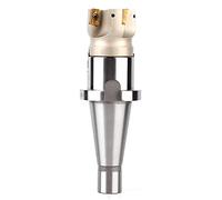 Fdit Collet Chuck Holder BAP400R-50-4T Cutter APMT1604 Insertos de Molino Enloquecidos para Fresado CNC, NT40-FMB22, HOCH-, 4pcs Insertos (NT40-FMB22+50 Placa de corte+1604APMT Cutter 4)