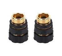 Fdit Conector de Manguera de Jardín de Latón, Boquilla de Riego de Conexión Rápida de 3/4 Pulgadas con Alta Presión para Riego de Invernadero