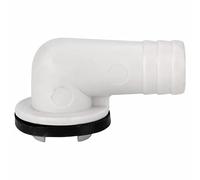 Fdit Conector de Salida de Drenaje de Aire Acondicionado Right Angel, Conector de Tubo de Drenaje, Herramienta de Drenaje de Aire Acondicionado para Drenaje de Aguas Residuales