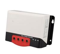 Fdit Controlador de Carga Solar MPPT 30A 12V/24V Detección Automática con Pantalla LCD, Carcasa de Aluminio Fundido para Batería LiFePO4 AGM Gel Inundada RV Fuera de Red
