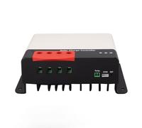 Fdit Controlador de Carga Solar MPPT 50A 12V 24V Aleación de Aluminio | Regulador de Panel Inteligente, Diseño Fundido a Presión con Disipación de Calor, Indicadores LED, Compatible con Batería