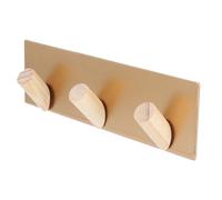 Fdit Elegante Percha para Ropa y Llavero, Diseño sin Perforaciones para Organización del Hogar, Ideal para Dormitorio y Sala de Estar, Hierro Pino, 1 Pieza (Gancho pequeño dorado T322)