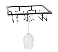 Fdit Estante de Hierro para Vino, Soporte para Copas de Vino, Estante para Colgar Tazas con Gran Capacidad para Cocina, Bar, Comedor, Decoración del Hogar