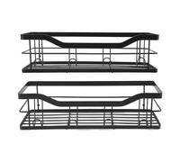 Fdit Estante Organizador de Ducha Estante para Carrito de Ducha Estantes de Baño Adhesivos Sin Taladro Montado en la Pared con Almacenamiento de Gran Capacidad para Baño Dormitorio