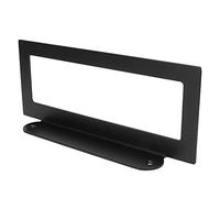 Fdit Estante para Copas de Vino, Soporte Elegante para Debajo del Gabinete, para Cocina y Bar, Aleación de Aluminio, 27x10,5 Cm (BLACK)