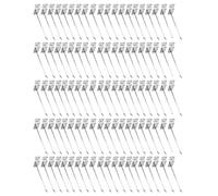 Fdit Ganchos de Hierro con Punta hacia Arriba 100 Unidades 15 Cm X 4 Mm Antioxido para Supermercado Tienda de Joyas Tienda de Comestibles