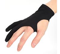Fdit Guantes para Pintar con 2 Dedos Guantes Resistentes a Las Manchas, Guantes de Artista para Tableta de Dibujo, Guante para Pintar Gráficos con Dos Dedos (XS)