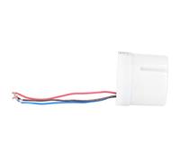 Fdit Interruptor de Luz con Fotocélula Inteligente 25A para Control de Iluminación Exterior Plástico Impermeable 7x8x8cm 1 Unidad