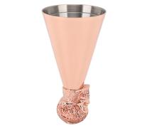Fdit Jigger Profesional Japonés de Doble Cara, Taza Medidora de Acero Inoxidable de 1 Oz y 2 Oz para Barman con 8 Medidas en el Interior de Acero Inoxidable 304 (Estilo 2)