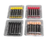 Fdit Juego de 24 Piezas de Pasteles Al óleo, Tono de Piel, Pastel Al óleo, Color Carne, Barras de Pastel Desnudo, Colores Vibrantes de Alta Saturación, Suaves y Mezclables
