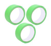 Fdit Juego de 3 Cintas Adhesivas de Fácil Extracción para Pintar Manualidades, 35 Mm, 20 M, Perfectas para Uso Doméstico (GREEN)