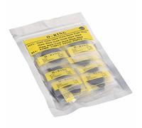 Fdit Juego de Juntas Tóricas de Goma de 950 Piezas, 0,5 Mm, 0,6 Mm, 0,7 de Espesor, 12-30, Junta Universal de Tapa Trasera de Reloj con Sello Resistente Al Agua para (0,5)
