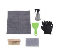 Fdit Kit de Limpieza para Lápidas con Rascador de Plástico y Cepillo,