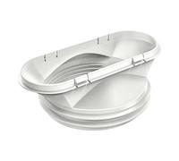 Fdit Manguera de Escape para Aire Acondicionado Portátil, Manguera de Ventilación para Aire Acondicionado Portátil, Extensión de para (Blanco [interfaz de 15 cm])