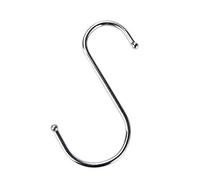 Fdit Múltiples Funcional de Metal Baño Cocina Colgador de Acero Inoxidable Universal Gancho para Bolsas Ollas Sartenes Cucharas Socialme-eu(L)