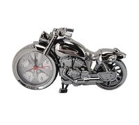 Fdit Novedad Retro Motor de Motocicleta Estilo Ingenioso Vintage Simulación Modelo Motocicleta Despertador para Niños (168B Oro Oscuro, un Solo Color)