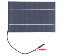 Fdit Panel Solar de Silicio Monocristalino de 4,2 W y 18 V, Carcasa Compacta Portátil de Alta Eficiencia para Cargar Proyectos de Iluminación