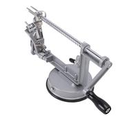 Fdit Pelador de Frutas Manual, Cortador y Descorazonador 3 en 1, Utensilio de Cocina Versátil para Hacer Ensaladas, Aluminio Duradero, 1 Pieza