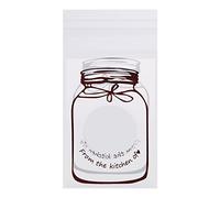 Fdit Plastic Candy Biscuit Cookies Bag Packaging Bags Encantador 100 Piezas/paquete para Suministros de Fiesta 4 Colores para Cumpleaños de Bodas Hecho de Plástico de Grado Alimenticio, Talla 3.9 X