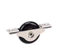 Fdit Polea para Puerta Corredera Rueda Deslizante para Puerta de Armario, Color Negro, 40 Mm