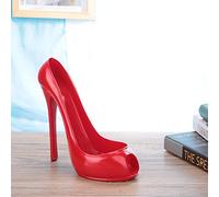 Fdit Portabotellas de Vino para Zapatos de Tacón Alto, Hecho de Resina Natural con un Diseño Adorable y Elegante, para Regalo de Decoración del Hogar u Oficina (White)