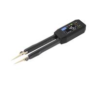 Fdit Probador SMD Digital Multímetro 100Hz 1kHz 10kHz Condensador Resistor Diodo Prueba de Continuidad con Pantalla a Color de 1,14 Pulgadas Bolsa de Transporte para Componentes SMD